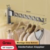 VOCIBO® Clothes Rail Wall Mounted, Clothes Hook, Foldable Wall Clothes