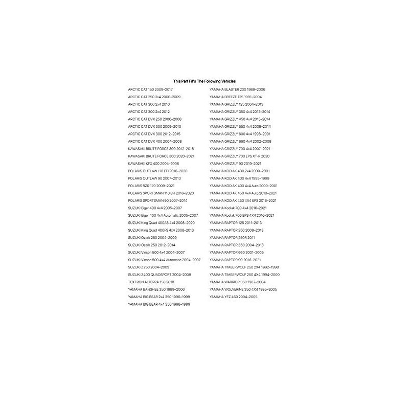 Tusk Tie Rod Ends For YAMAHA GRIZZLY 700 4x4 2007-2022