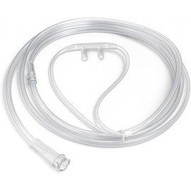 Disposable Nasal Oxygen Cannula with Curved Tip by JEVOLVE | 7ft Latex-Free, PVC, Soft & Lightweight Nasal Cannula | Comfortable Fit, Universal Connector for Oxygen Tanks & Concentrators (10)