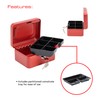 Burg-Wachter CB01R Money 5015 6" Cash Box - Red