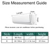 Air Conditioner Dust Cover for Wall-Mounted ACs, Protects Most Split-Type