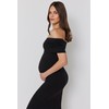BUMPSUIT Off The Shoulder Maternity Dress for Pregnancy, Stretchy Fabric