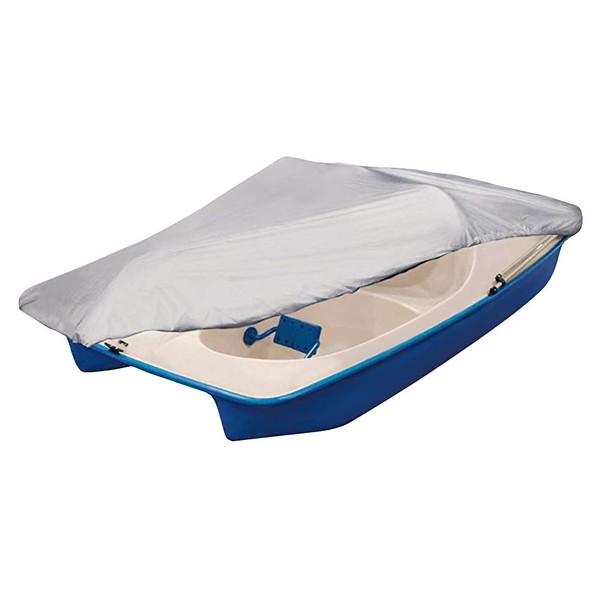 iCOVER Pedal Boat Cover, Fits 3 or 5 Person Pedal Boat Water Proof Heavy Duty Boat Cover, Grey