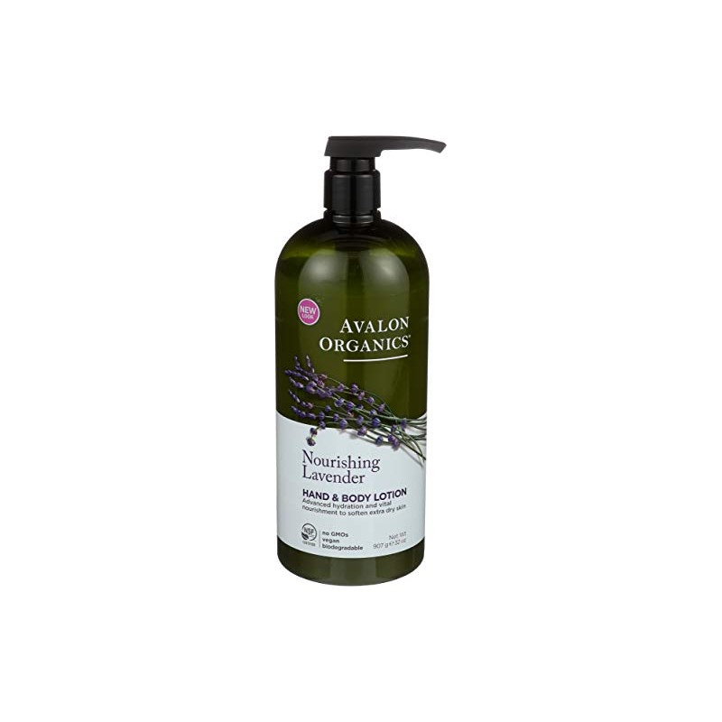Avalon Organics Hand and Body Lotion Lavender - 32 fl