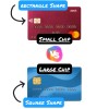 Vinyl Credit Card Skin Sticker Vinyl Decal Red Uno Reverse