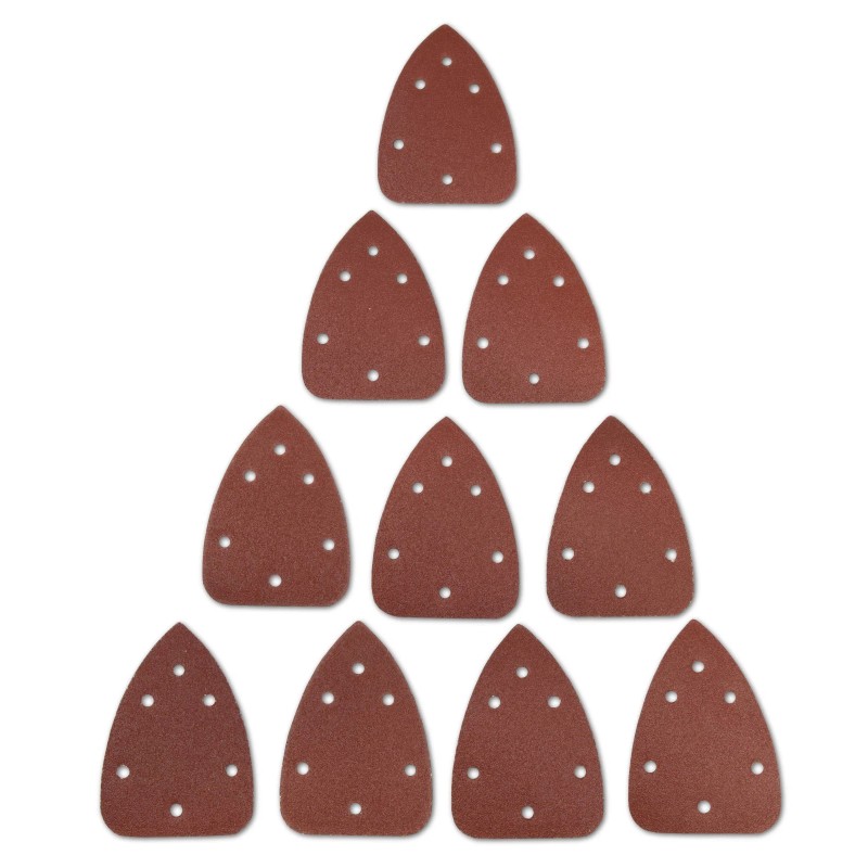 WEN 6301SP100 Detailing Palm Sander 100-Grit Hook and Loop Sandpaper