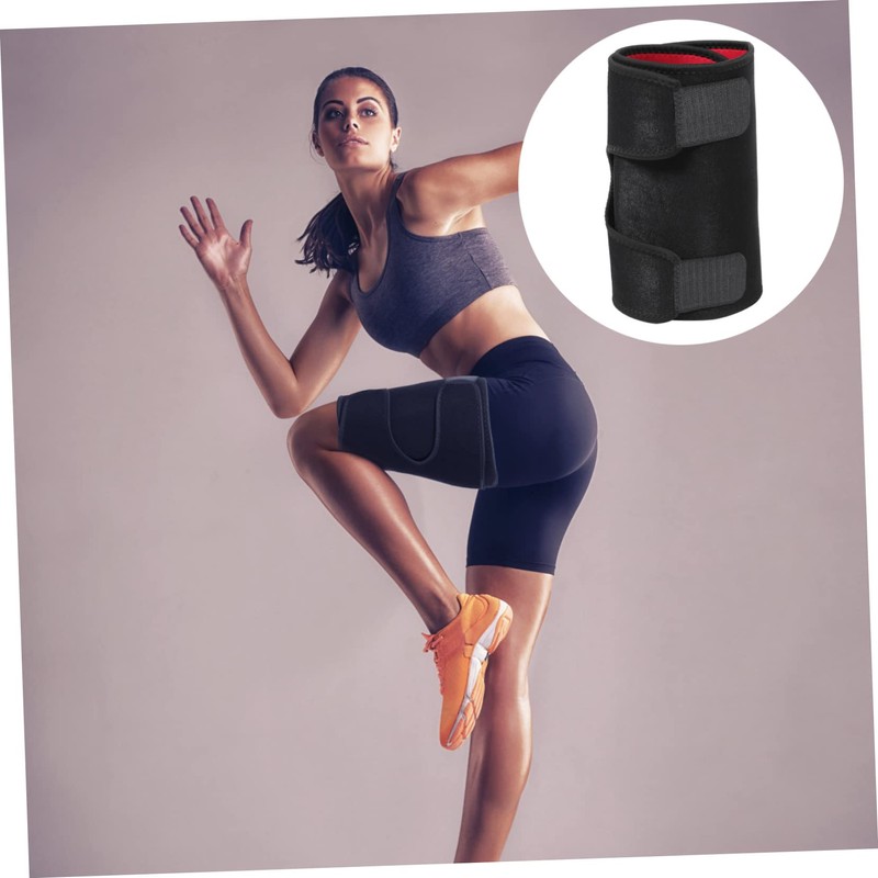 GLEAVI 1pc Thigh Brace Adjustable Compression Sleeve for Sports and