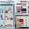Gerrii 2 Pcs Closet Tension Shelf Rod Expandable Shelf Locker