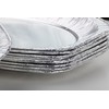 Extiff 10 x Oval Aluminium Trays 32.5 x 22.7 cm