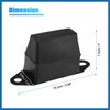 A ABSOPRO 2 Pcs 3'' Rear Suspension Bump Stop for