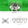ZKSMNB Alcohol Stove Cross Stand Stainless Steel Pot Stand 3.7x1.2