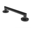CSI Bathware 24" Modern Straight Grab Bar in Matte Black
