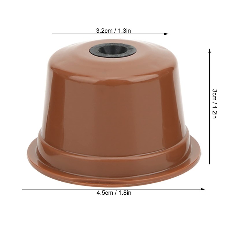 3Pcs Reusable Refillable Coffee Capsule Filter Cup for Caffitaly, Economical