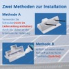 Slocable Solar Panel Brackets, Pack of 4 ABS Solar Panel