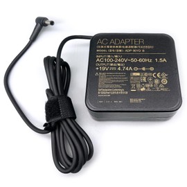 Original 19V 4.74A 90W EXA1202YH AC Adapter Power Supply Compatible for Asus K53 K53B K53BY K53E Notebook with US Cable