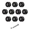 LONGRUNFORU 4" X 2" Sliding Gate Rollers, Cast Iron V