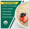COACH'S OATS Organic Whole Grain Oatmeal 3 lbs | Cracked
