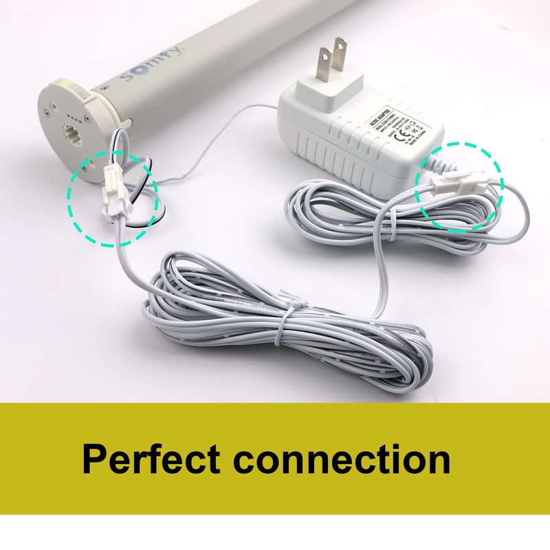 13.3V Charger Compatible with Somfy Sonesse Wirefree Plug-in Charger 9020672