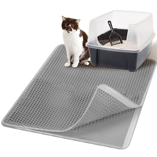 Casgee Cat Litter Tray Mat, 75 x 60 cm, Double