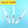 10 Pcs 6" 8" Reciprocating Saw Blade Set Wood Metal