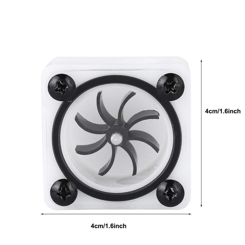 G1/4 Thread Revolving Speed Water Cooling POM Acrylic Material Impeller