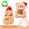 yayafunfun 1Pc Christmas Teddy Bear Doll Plush Toy Christmas Soft