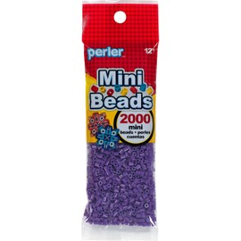 Perler 80-14109 Mini Fuse Bead Craft Supplies, 2000pcs, Purple