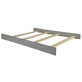 CC KITS Full-Size Conversion Kit Bed Rails for Evolur Cribs (Storm Grey/Steel Grey)