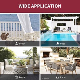 Patio Outdoor Curtains Clear Windshield with Grommet Thermal Insulated for Pergola, Porch, Customizable bujnie (Color : Black, Size : 1.5x2.5m/4.92x8.2ft)