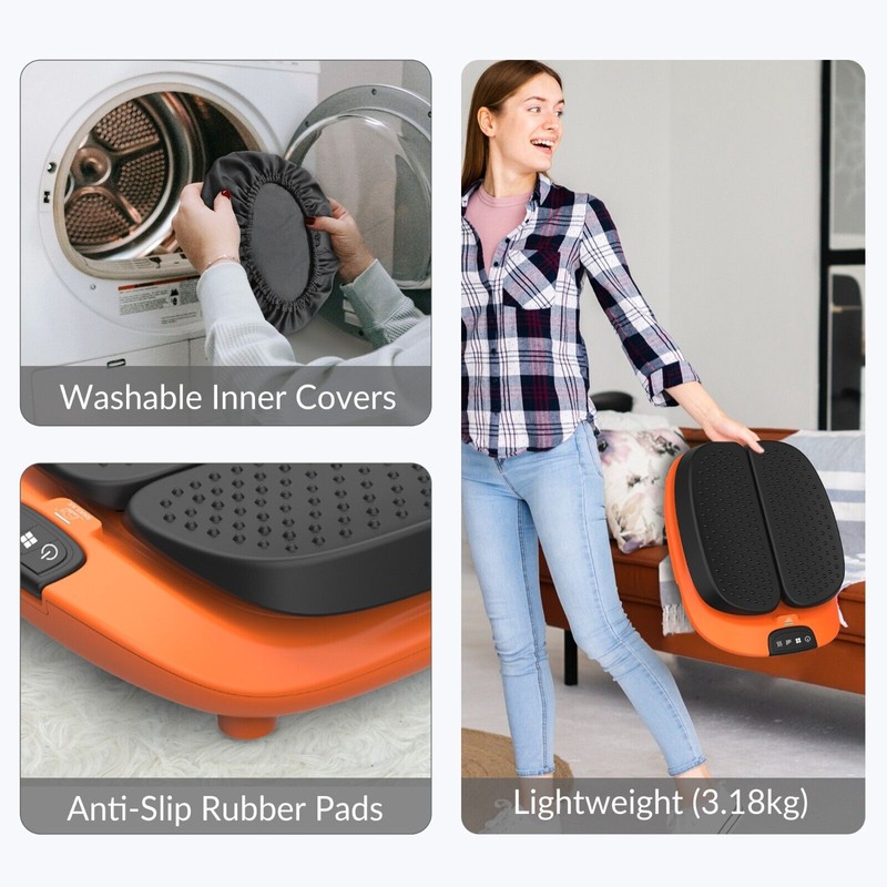 Snailax Foot Massager With APP Control, Vibration Foot Massager for