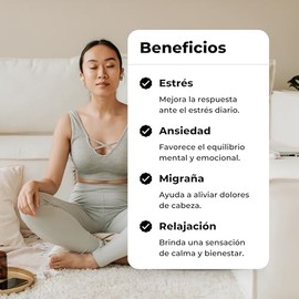 PRAHYAM Aceites Esenciales de Aromaterapia Roll On 5 ml, Ansiedad