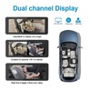 SNSUTY Dual Baby Car Camera & Monitor 2-Kids, 7'' Split