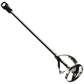 Edward Tools Paint and Mud Mixer for Drill - Mixes 1 to 3 Gallons - 15 3/4" Length - 5/16" Hex Shaft - Zinc Plated Steel - Reinforced Weld - Non Slip Hex Head - Easy Clean - Paint Mixer Attachment