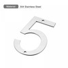 uxcell 3 Inch 304 Stainless Steel House Number Polishing for