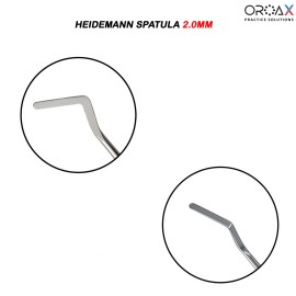 OROAX Dental Heidman Composite Filling Spatula 2mm Flat Plastic Placing Mixing Tools