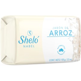 Sheló Nabel Jabón de Arroz, Extractos Naturales, 100 g