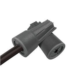 GKOLED 30PCS AWG #22-8 Waterproof Wire Connectors, Silicone Filled Outdoor Electrical Screw Terminals, Wire Splice Connector for LED Landscape Lighting, Patio and Deck Lighting, Dark Gray