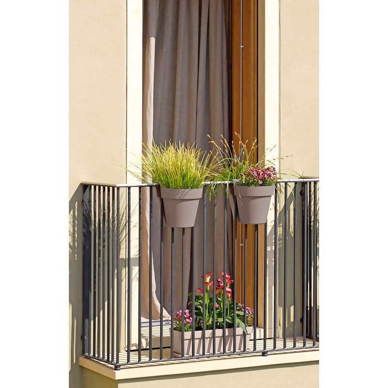 EURO 3 PLAST Vaso Be-Up Con Riserva Cm25-3032 Tortora