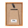 KING 823212 JK101-HL-BR Picture Frame Wood Frame Half Large Brown