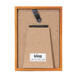 KING 823212 JK101-HL-BR Picture Frame Wood Frame Half Large Brown