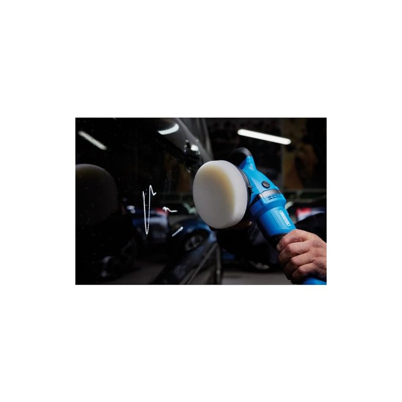 Draper 07579 Medium-Light Polishing Pad, 125mm, White