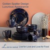 LOVECASA Porcelain Dinnerware Sets for 4, 16 PCS Plates and