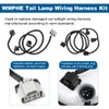 WMPHE 2 Pcs Tail Lamp Wiring Harness Compatible with Chevy