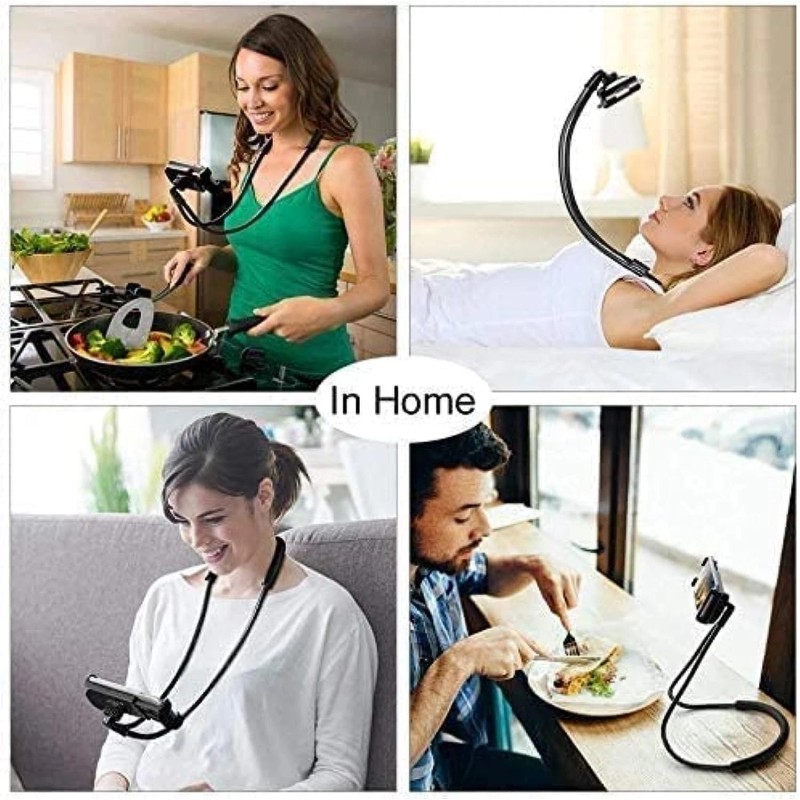 Wingwa Cell Phone Neck Holder, Tablet Holder Stand Universal Phone