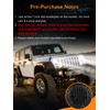 UNI-SHINE 2pcs Projector 7 Inch LED Headlights Hi/Lo Beam 7’’