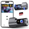 CIEVIE Dash Cam Front 4K-1.5" IPS Display+5GHz WiFi+64G Card, 360°