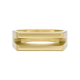 Fossil 32025871 Men's Ring Stainless Steel, Stainless Steel, No Gemstone