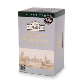 Ahmad Tea Decaffeinated Earl Grey Tea, 20-Count Boxes, 8.4 ounce (Pack of 6)