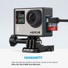 Sametop Frame Mount Housing with Lens Cover Compatible with GoPro