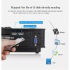 Excelvan GP9 EHD09 Mini LED Projector 800x480pixels Support 1080P 1800